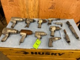 (12) Chicago Pneumatic and Ingersoll Rand Pneumatic Hand Tools
