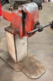 Semi Steel Solid Bar Vice with Stand