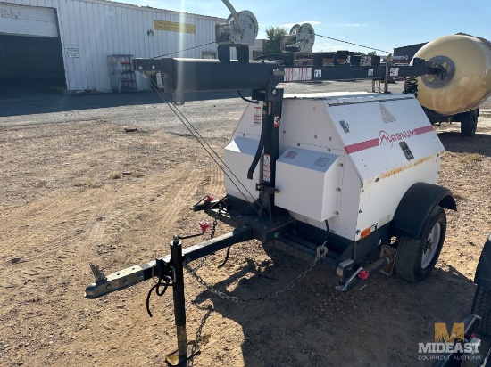 Magnum Light plant Pancake Synchronous AC Generator With Bloom Bulbs Hr 9071 Built in Containment to