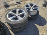 Dodge 5 lug wheels with 245/45 R 20 Michelin Tires