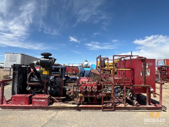 Skid Mounted Triplex Pump Unit