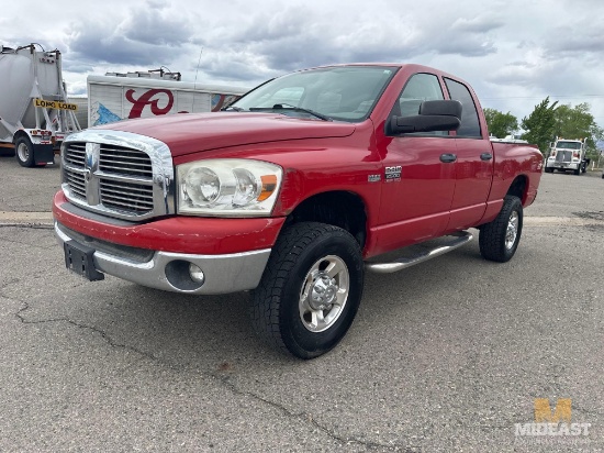 2008 Dodge Ram Pickup Pickup Truck, VIN # 3D7KS28D08G186917