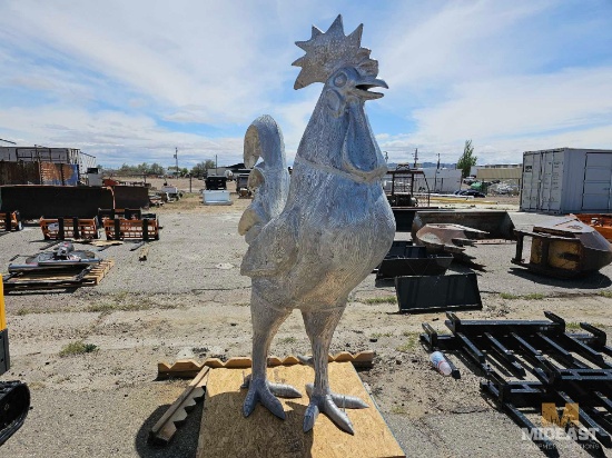 Aluminum Rooster Statue