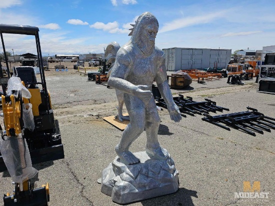 Aluminum Sasquatch Statue