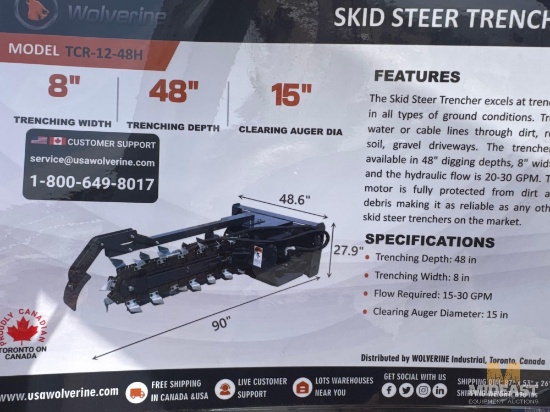 Skid Steer Trencher