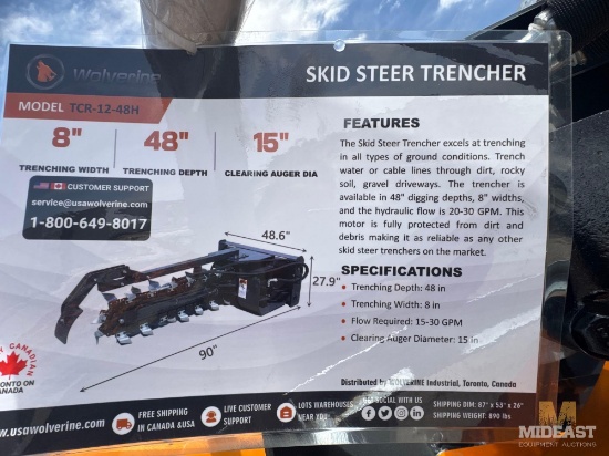 Skid Steer Trencher