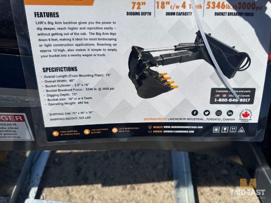 Big Arm Backhoe Attachment
