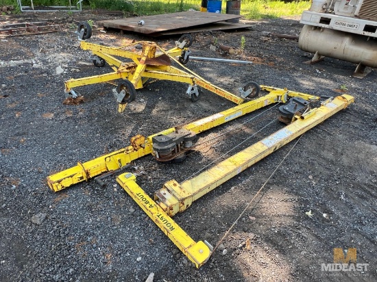 (2) Sumner R-250 Roust-A-Bout Material Lifts