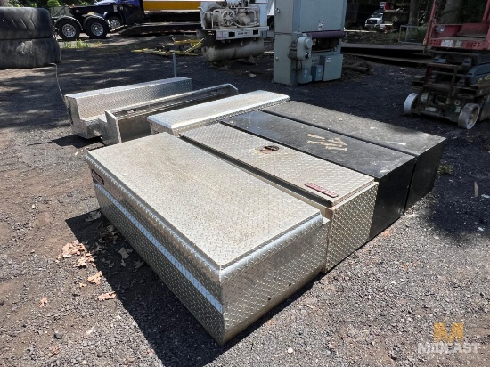Assorted Aluminum Diamond Plate Truck Tool Boxes  Weather Guard / Tractor Supply