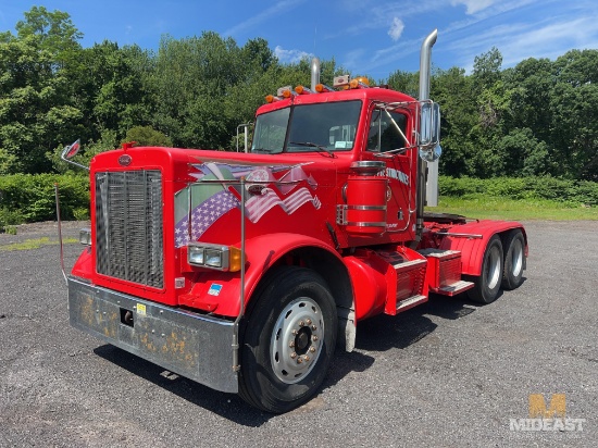 1989 Peterbilt 379 Tandem Axle Day Cab with Wet Line System