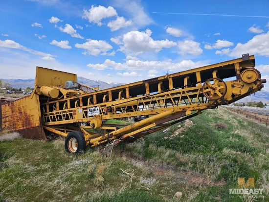 Kolman Portable Belt Conveyor with Trap Loader