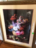 Cornelis van Spaendonck flower print 1824 circa, 34â€ x 42â€