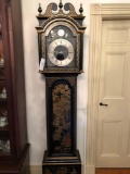 Colonial Grandfatherâ€™s clock 89â€x 19â€x 11â€ works