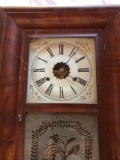 Vintage Improved 30 hour brass clock, 15.5