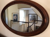 Vintage oval mirror 33â€x 56â€