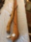 Wooden walking sticks, look to be hand carved