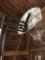 Portable basketball hoop, two basketballs
