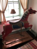 Wooden merry go round horse 48 inches x 52 inches