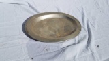 Pewter platter