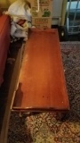 Wooden coffee table