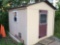 7 ft x 7 storage shed with shingle roof