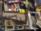 Miscellaneous tools,  chisels, screwdrivers,  drill-bits, levels, hand saws and grease guns