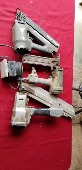 2 nailers, 1 stapler, Senco & Du-fast, finish sander