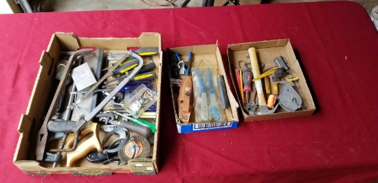 Tools- Pipes and hinges,  5 boxes