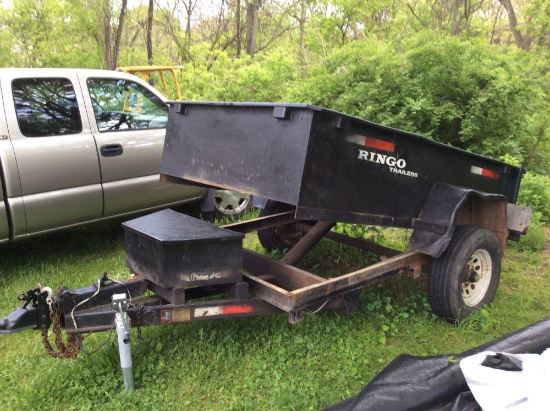 '02 Ringo single axle dump trailer 5000 GVW