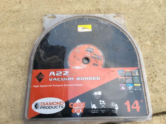 A2Z vacuum bonded all purpose diamond blade 14in