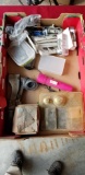 2- Box lots, rust- oleum, electrical parts