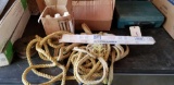 Tow rope, installation supports, wire, salt guard,