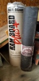 Full role of felt paper, and ram board