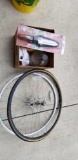 Gardening tool, bicycle wheels