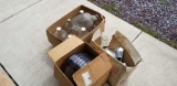 5 tray food dehydrator,  glass neck jars, food strainer