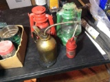 Two lanterns and two Oilers