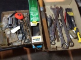 chisels,  files, drill bits and nut drivers