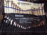 Two complete sets wrenches metric and standard