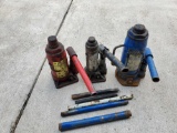 3 Bottle jacks