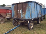 Reading 14 ft metal dump wagon