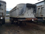 24 ft Hill aluminum dump trailer