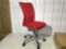 New in box, needs assembled, Mainstays red desk chair