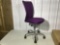 New in box, needs assembled, Mainstays purple desk chair