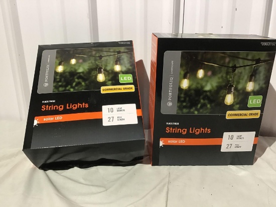 Solar LED string lights