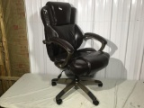 New in box, must assemble, brown executive office chair