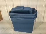 18 gallon, Plastic totes with lids