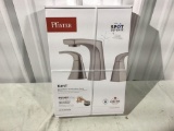 Brushed nickel finish faucet