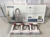 Moen pull down kitchen faucet in stainless steel and