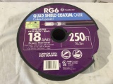 18 gauge quad shield coaxial cable