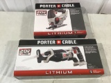 Porter cable 20 V Max lithium ion tools